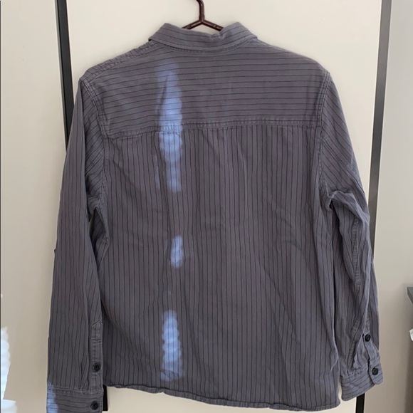 Volcom Gray Button Down Shirt L - Picture 3 of 3